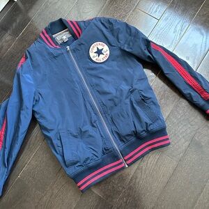 Converse Blue and Red Bomber Jacket